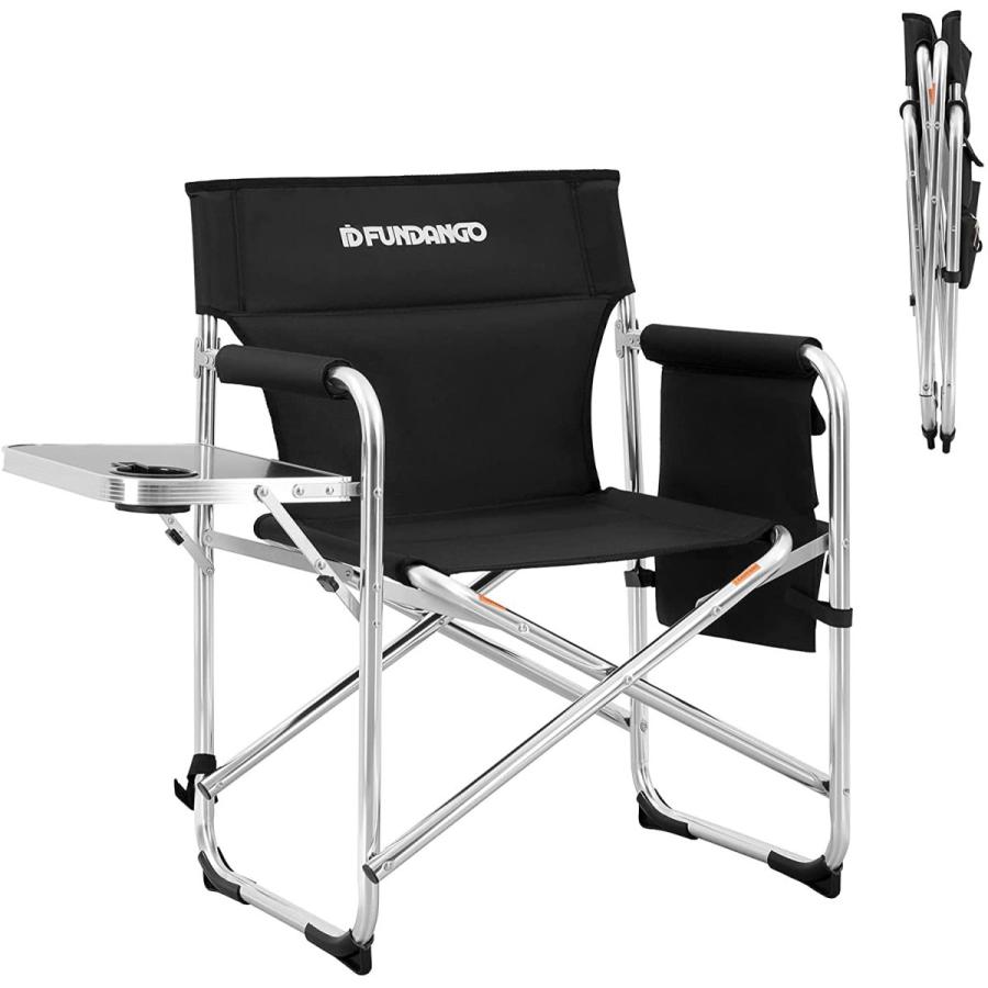 Fundango アウトドア ディレクターチェア アウトドア キャンプ 登山 サイドテーブル付き キャンプ 椅子 折りたたみ アウトドア デ ならショッピング ランキングや口コミも豊富なネット通販 更にお得なpaypay残高も スマホアプリも充実で毎日