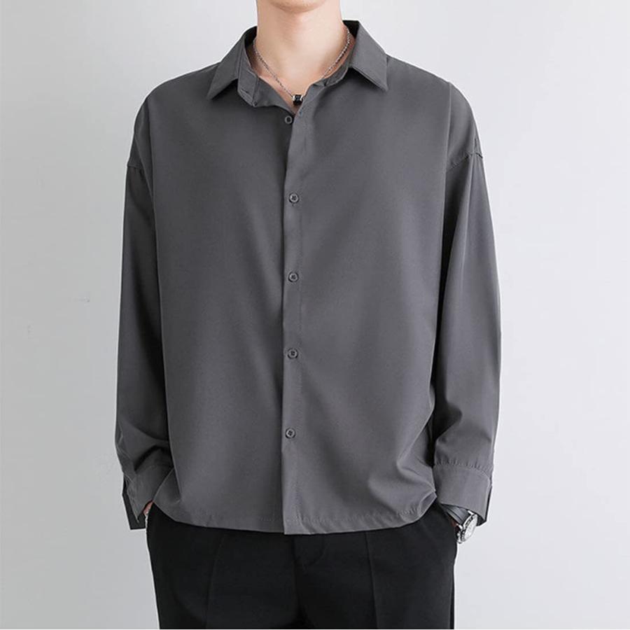 22新入荷 インナー マタニティ下着 シャツ メンズ 長袖 シンプル カジュアル 春 夏 秋 かっこいい ワイシャツ Gray 3xl Www Threeriversofs Com