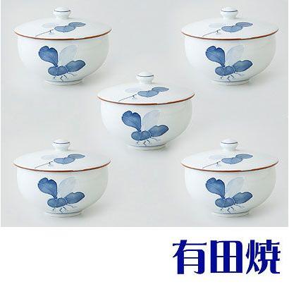 有田焼 まんりょう 湯呑み5客セット（フタ付汲出揃え） : お値打ち本舗