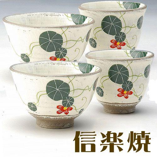 夫婦茶碗・夫婦湯飲みセット 信楽焼 絵付 夫婦湯のみ・夫婦茶碗