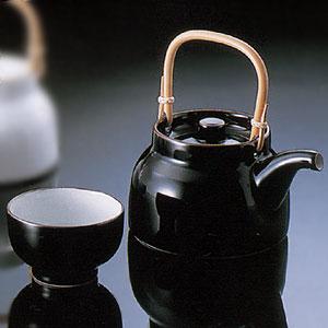白山陶器土瓶ベーシック（天目・黒色）（専用湯呑付き） 白山陶器｜shop-adex