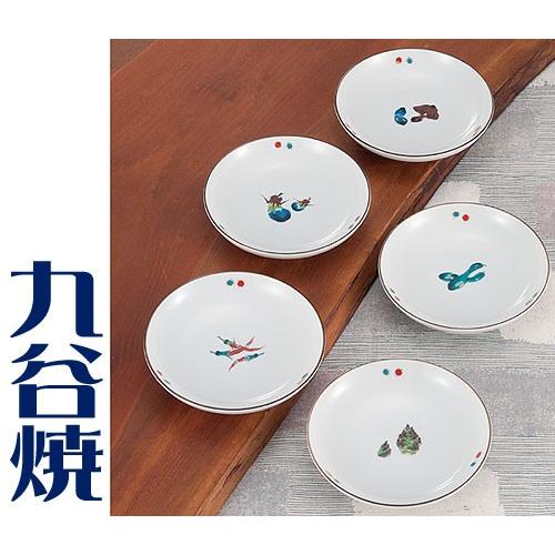 九谷焼 4.3号皿揃え 野菜絵変り 九谷焼｜shop-adex