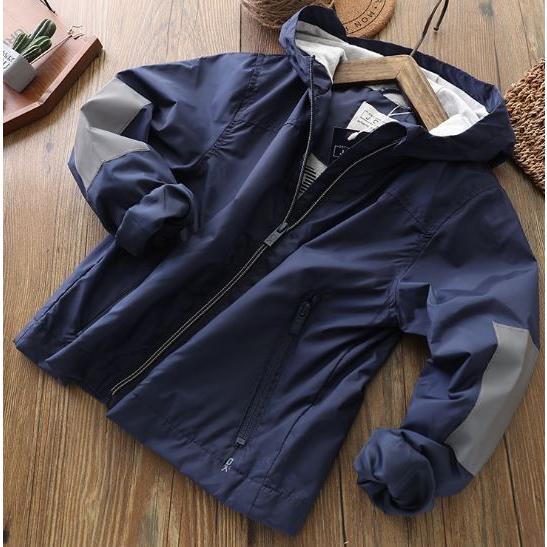 ウィンドブレーカー 子ども服 肘あて フード付き 裏生地 綿 C Shop Admix ヤフー店 通販 Yahoo ショッピング