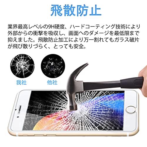 iPhone 8 Plus/iPhone 7 Plus ガラスフィルム アイフォン8 Plus / 7 Plus 強化ガラス 液晶保護フィルム日本旭硝子製 硬度9H 高透過率 気泡ゼロ 飛散｜shop-all-day｜04