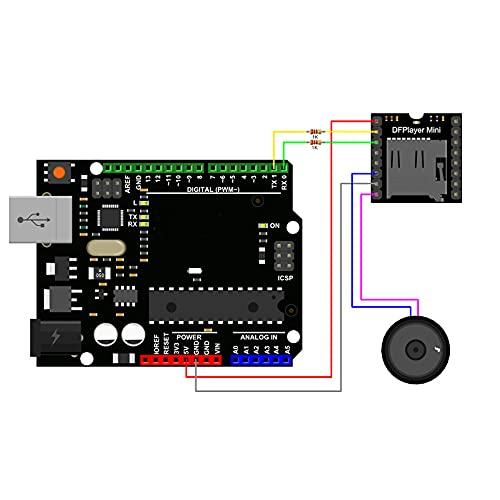 KKHMF 3個 TFカード Uディスクミニ SD MP3プレーヤー オーディオ 音声 モジュールボード Arduino DFPlayに対応｜shop-all-day｜03