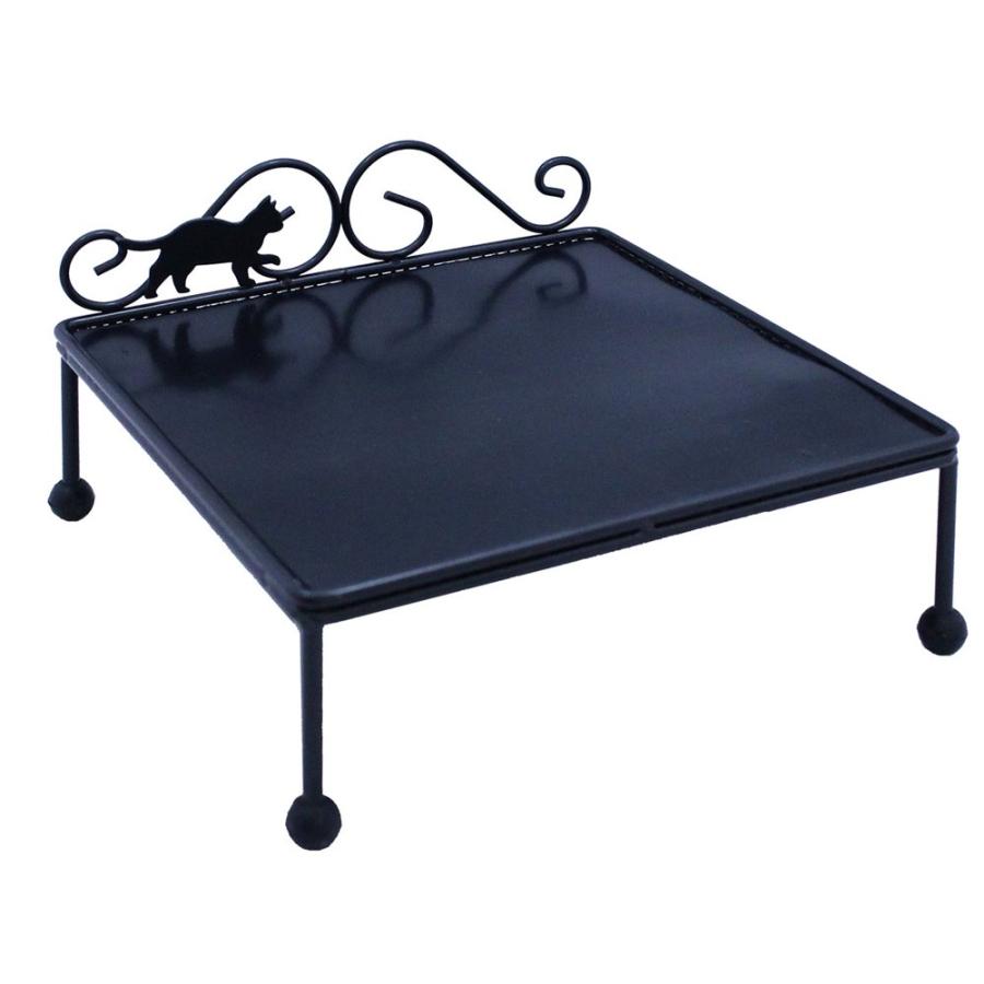 ナガシマ エサ置き ペット用 テーブル シリコン製マット付き 取り外し可 滑り止め RAKIAN WP175 NSCTR