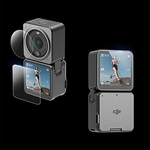 【6枚入り】FitStill DJI OSMO Action2アクションカメラ ガラスフィルム 日本旭硝子素材採用 高透過率 薄型 硬度9H 飛散防止処理 2.5D ラウンドエッ｜shop-all-day｜02