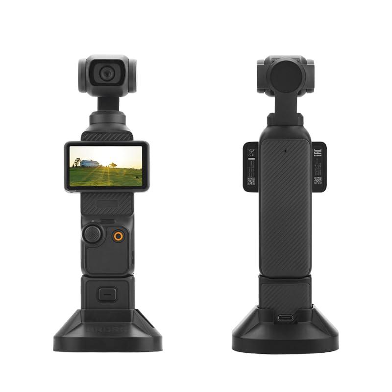 DJI Osmo Pocket 3用ホルダーアクセサリー スクトップスタンドホルダー 卓上 固定サポート ベース ホルダー 軽量 便利 充電中でも使用可 スタビライ｜shop-all-day｜08