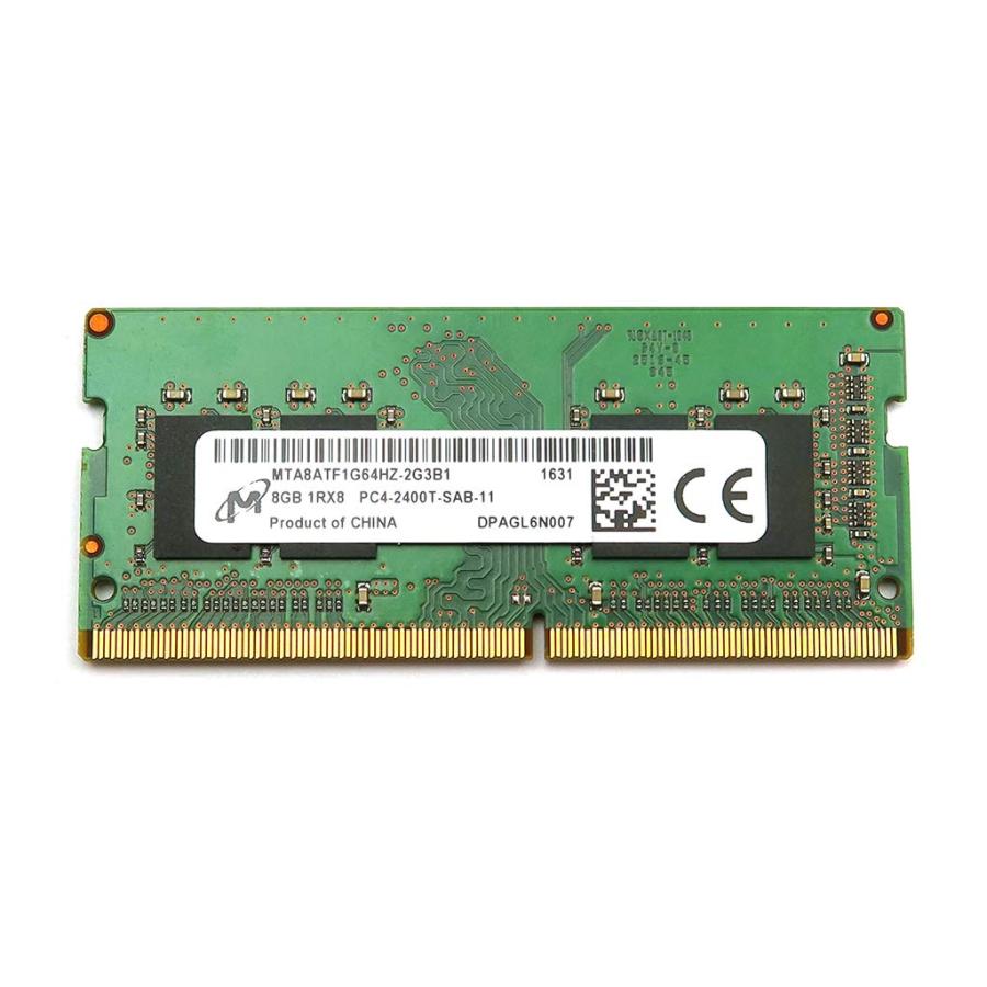 Micron 8GB DDR4 PC4-2400T 260ピン SO-DIMM ノートパソコンメモリ MTA8ATF1G64HZ-2G3B1｜shop-all-day｜02