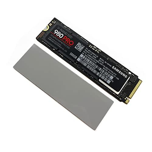 Awxlumv 熱伝導シート、6個 70x22x1mm 放熱シート、熱伝導率12.0 W/mk、サーマルパッド、 M.2 nvme ssd GPU PS5 チップセットスマホ 熱対策用、両面｜shop-all-day｜03