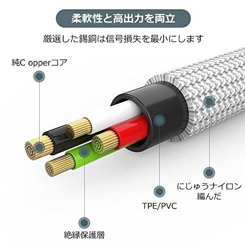 PWENMEI USB Type C ケーブル 3A 急速充電 cタイプ 3A 高速データ転送 高耐久ナイロン素材 Samsung Galaxy S10 / Note/Huawei P30 / P20 lite/Sony X｜shop-all-day｜06