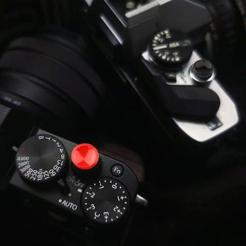 Yullmu カメラシャッターボタン(2パック/レッド&ブラック) 12mm Yullmu カメラシャッターボタン(2パック/レッド&ブラック) 12mm