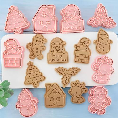 8個セットクッキー型、クリスマスとハロウィーンの手作りギフト、休日中の手作り、ビスケット 型 フォンダン型 お菓子作り 製菓用品 友人、恋人、家｜shop-all-day｜03