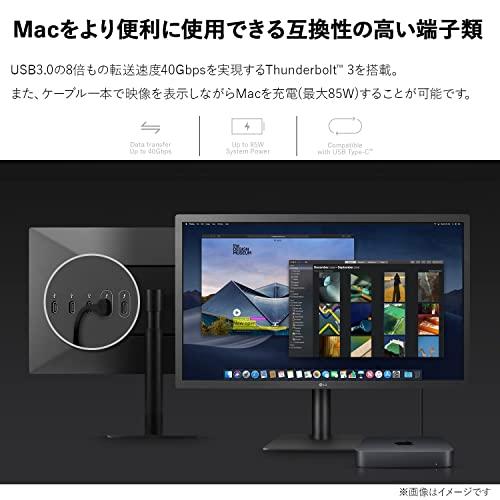 LG モニター ディスプレイ 24MD4KL-B 23.7インチ / UltraFine 4K(3840×2160) / IPS非光沢/DCI-P3 98% / Thunderbolt? 3 / 3年安心・無輝点｜shop-all-day｜03