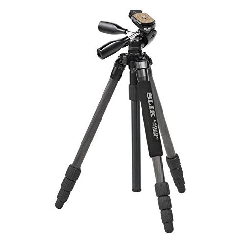 SLIK カーボン三脚 ライトカーボン E74 4段 ナットロック式 25mm SLIK カーボン三脚 ライトカーボン E74 4段 ナットロック式 25mm