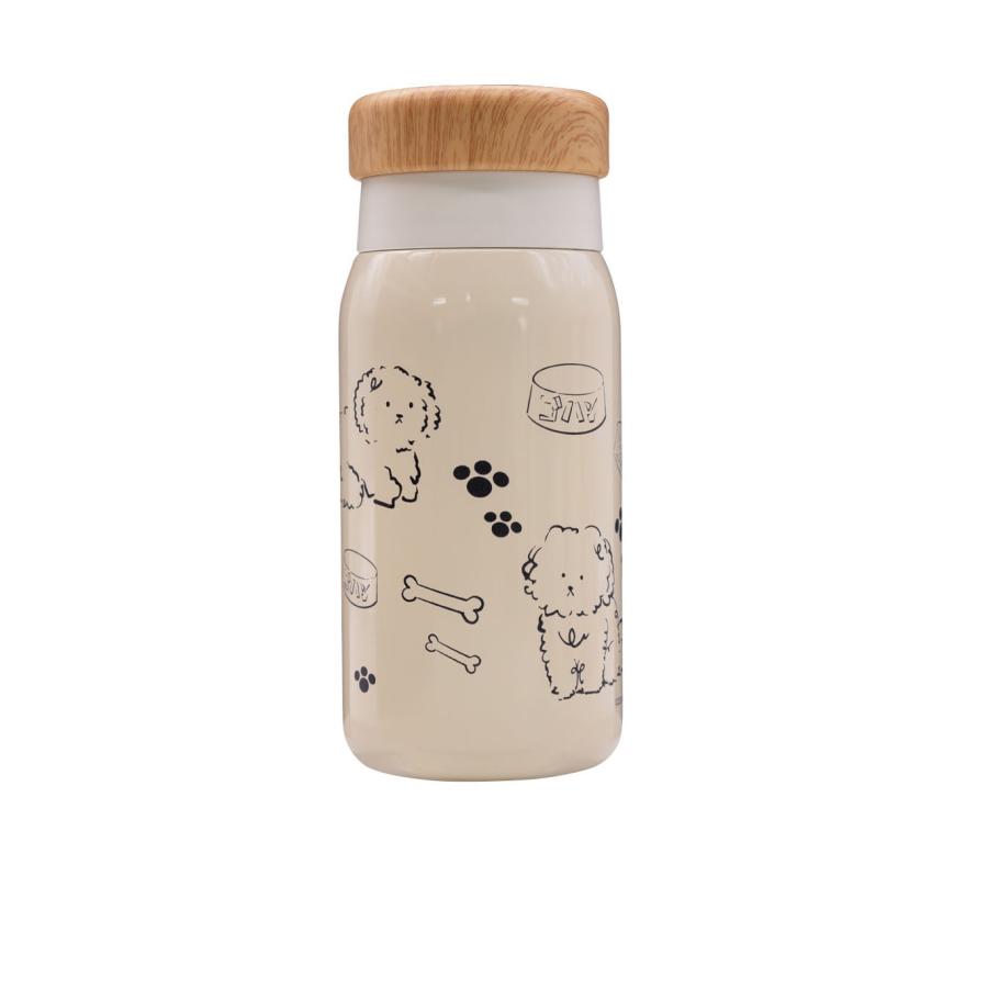 オルゴ（ALLGO） デザインアートボトル いぬ 280ml 水筒 犬のイラスト