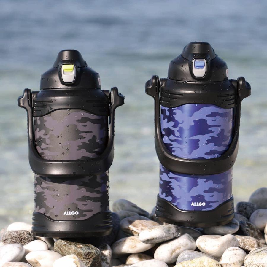 オルゴ（ALLGO） 【週末限定セール】水筒 ステンレスボトル 保冷 大容量 2L 3L 魔法瓶 直飲み ジャグ型 スポーツ用 ポータブル ...