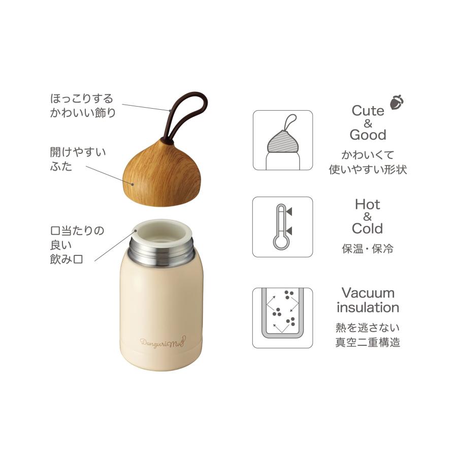 オルゴ（ALLGO） 【アウトレット 化粧箱不良】ドングリマグ 180ml SMBD