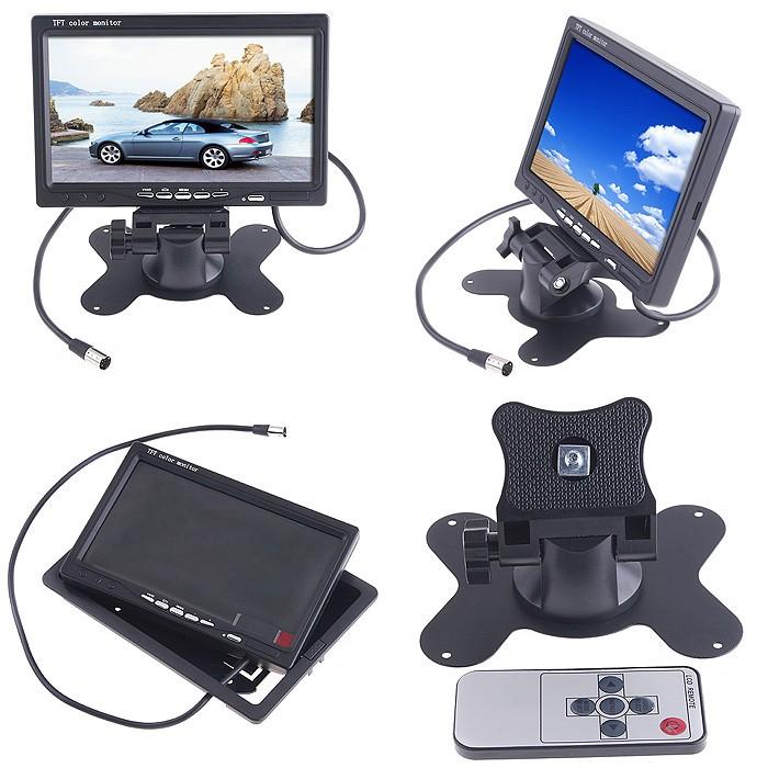 バックカメラ モニターセット 7インチ 液晶 車載用カメラ 12V/24V カー