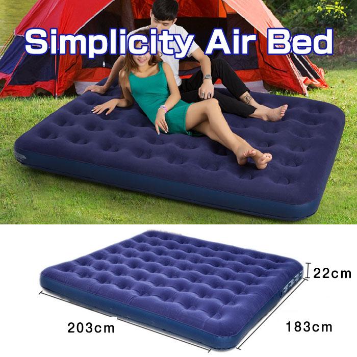 【美品】エアーマット（ツートン/ブルー＆グレー）183cm×62cm　3枚セット BESTWAY エアーマット 2.03m x 1.52m x 36cm グレー＆ダークグレー