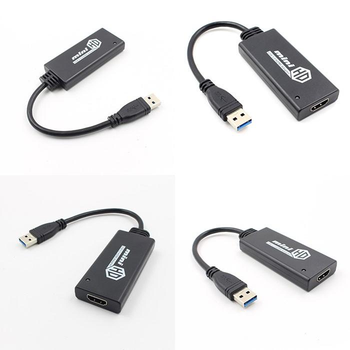 USB3.0 HDMI 変換アダプタ USB2.0 対応 変換コネクタ 1080P Win7 USB3.0 HDMI 変換アダプタ USB2.0 対応 変換コネクタ 1080P Win7