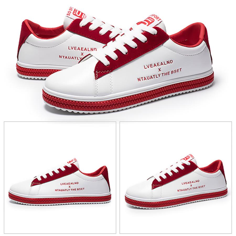 スニーカー メンズ 白 赤 黒 緑 ブラック グリーン ローカット 通学