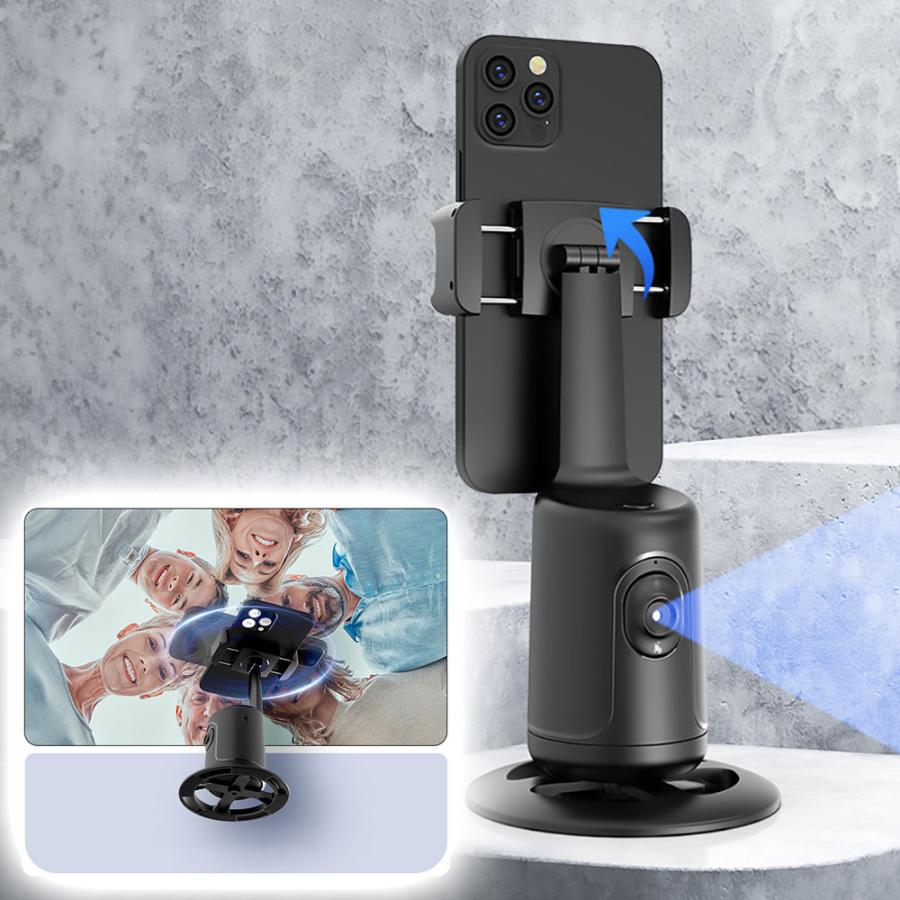 AI搭載 スマート雲台 スマホ用 ジンバル USB充電式 顔追跡 AI搭載 スマート雲台 スマホ用 ジンバル USB充電式 顔追跡