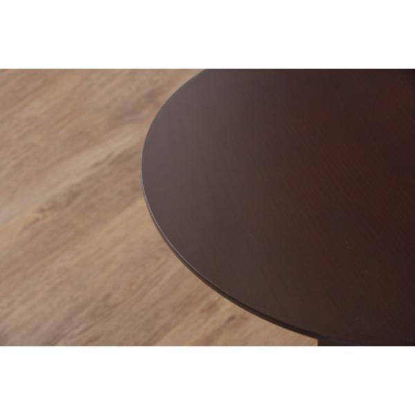 サイドテーブル ミニテーブル 直径40cm 円形 ブラウン 木製 組立品 リビング ダイニング インテリア家具 お店｜shop-amazing｜04