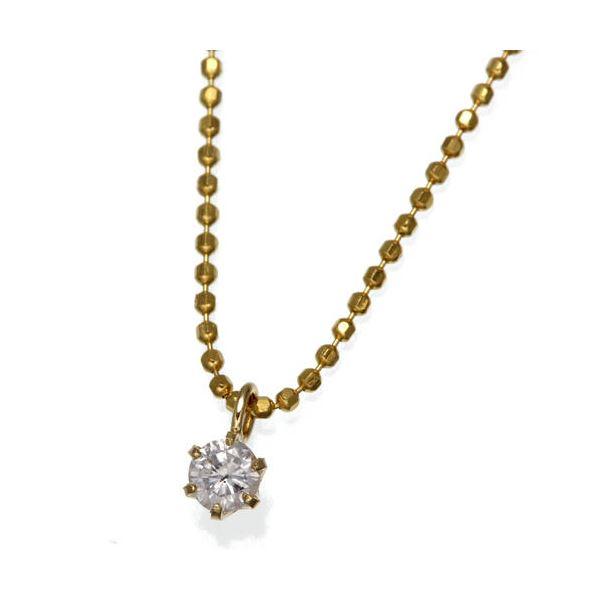 0.1ct K18台ダイヤモンドペンダント/ネックレス_2