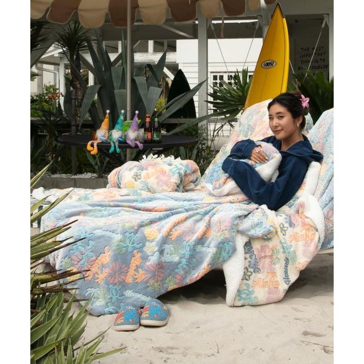 Kahiko（カヒコ） ブランケット ひざ掛け 大判 ハワイ雑貨 ハワイ柄