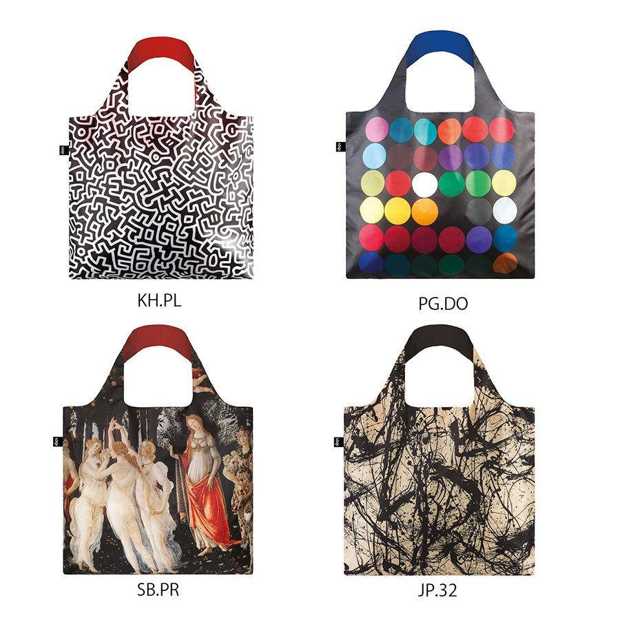 LOQI エコバッグ ローキー MUSEUM Collection モネ ゴッホ ダヴィンチ