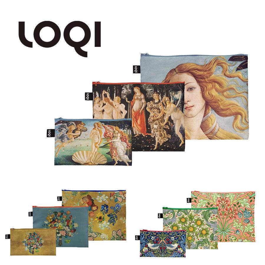 LOQI ローキー Zip Pockets 3サイズ1セット MUSEUM COLLECTION ジップ