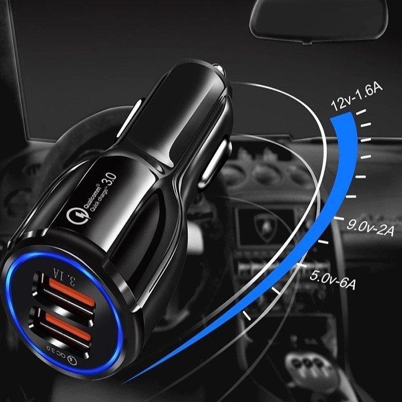 高速充電器 シガーソケット usb 急速充電 高速 カーチャージャー iPhone Android