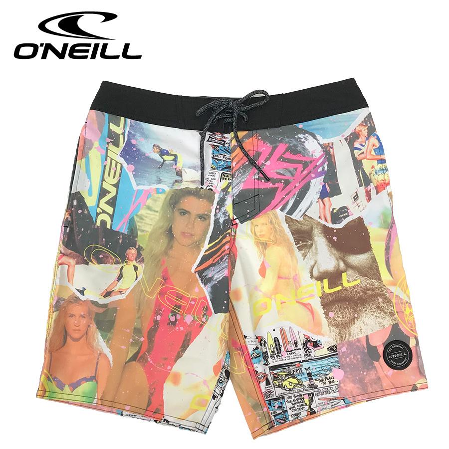 サーフパンツ メンズ 水着 O'NEILL オニール デザインプリントストレッチボードショーツ カジュアル水着 スイムショーツ 海パン スイムウエア 水陸両用 夏｜shop-anela｜07