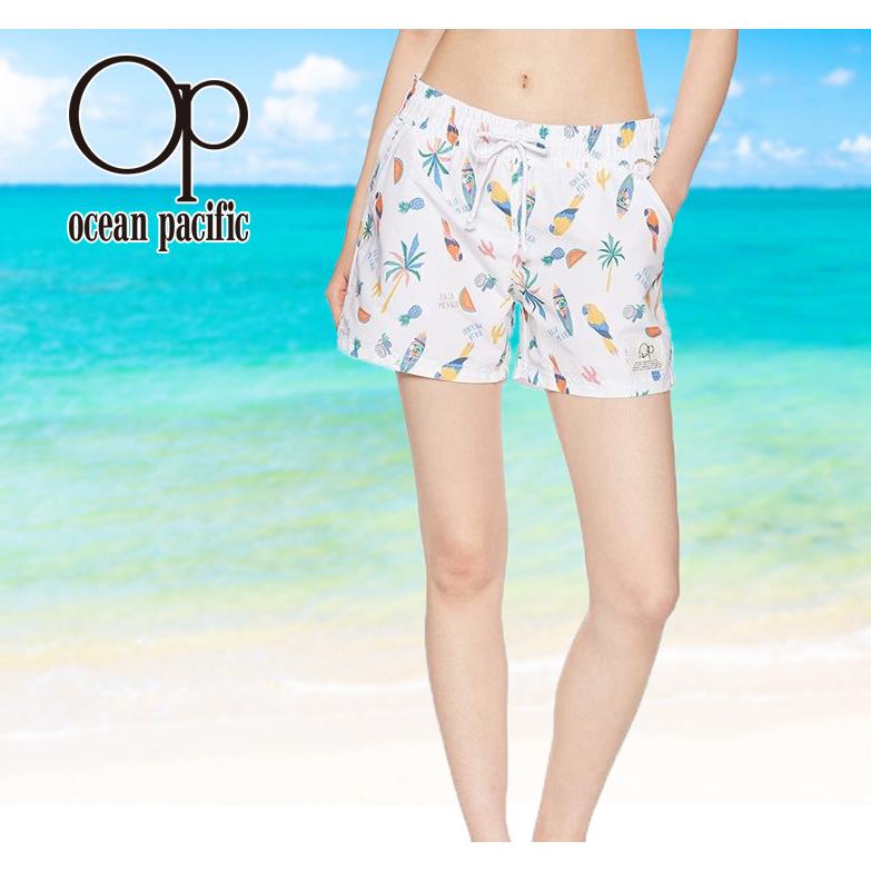 ボードショーツ オーシャンパシフィック Ocean Pacific レディース サーフパンツ 水着 ショートパンツ メキシカン柄 528410 紫外線対策 海水浴 水泳｜shop-anela｜02