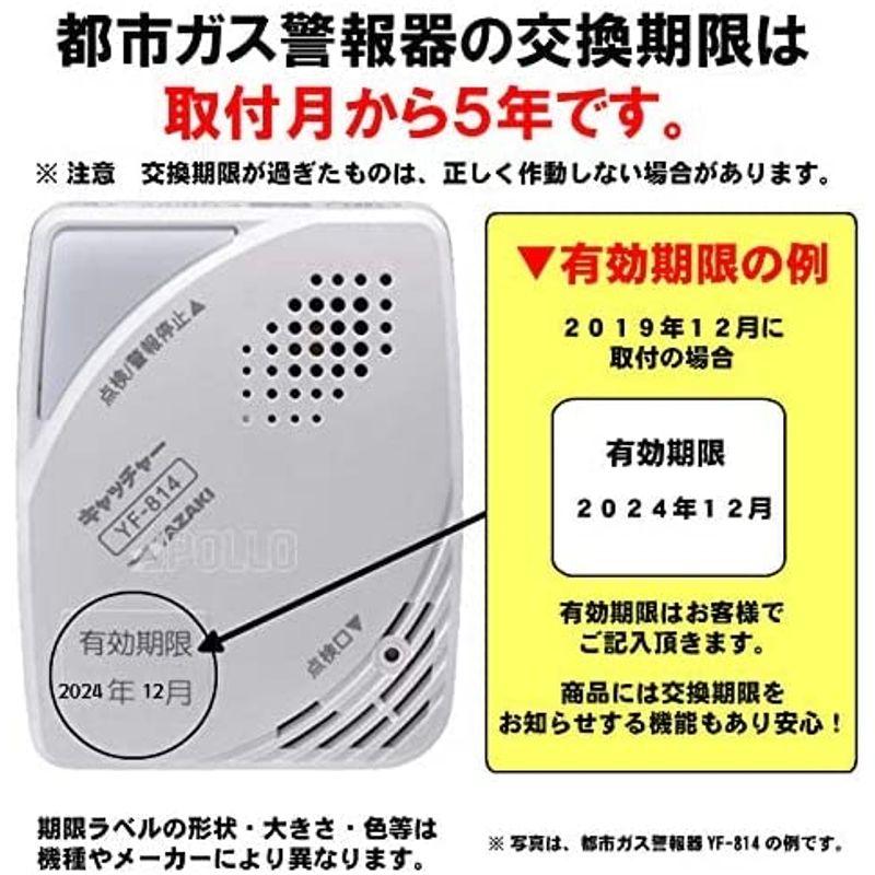 WEB限定矢崎 都市ガス ガス警報器 省エネ YF-814 日本製 警報器 ガス漏れ コンパクト その他防災、防犯、セーフティ 内外電機 プラスチック計器箱 三相大 P-4AN グレー