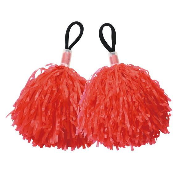 Artec アーテック 運動会 発表会 イベント ダンス 応援 演技 ハンドフリーポンポン小 赤 商品番号 お取り寄せ ご注文で当日配送