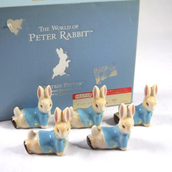 未使用】ピーターラビット 陶器製 箸置き 5個 セット｜Yahoo!フリマ