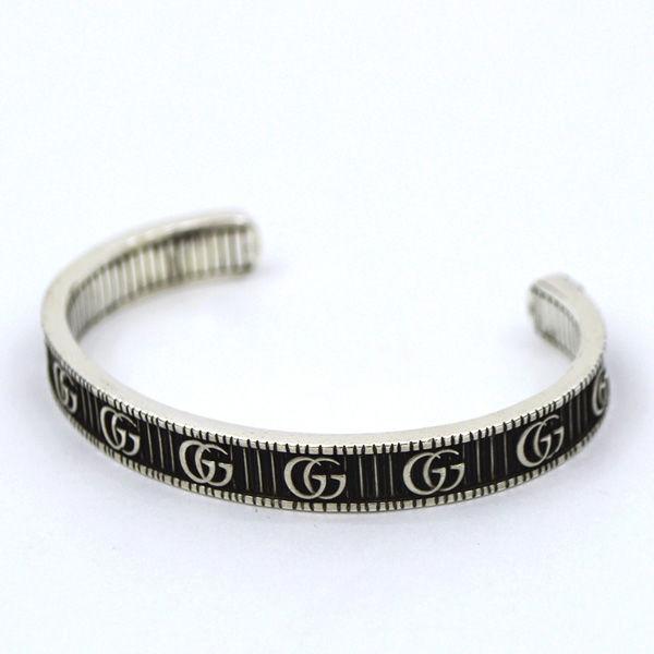 GUCCI / グッチ ダブルG シルバー ブレスレット バングル SILVER 925 