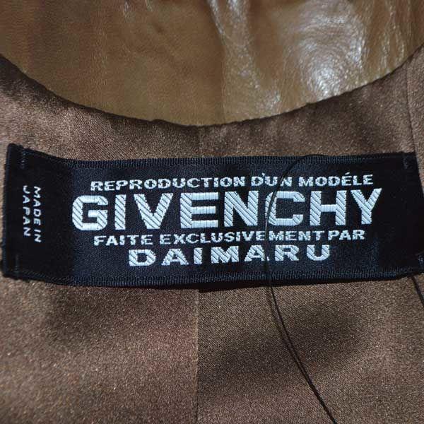 GIVENCHY DAIMARU / ジバンシー ダイマル ノーカラージャケット/レザー 