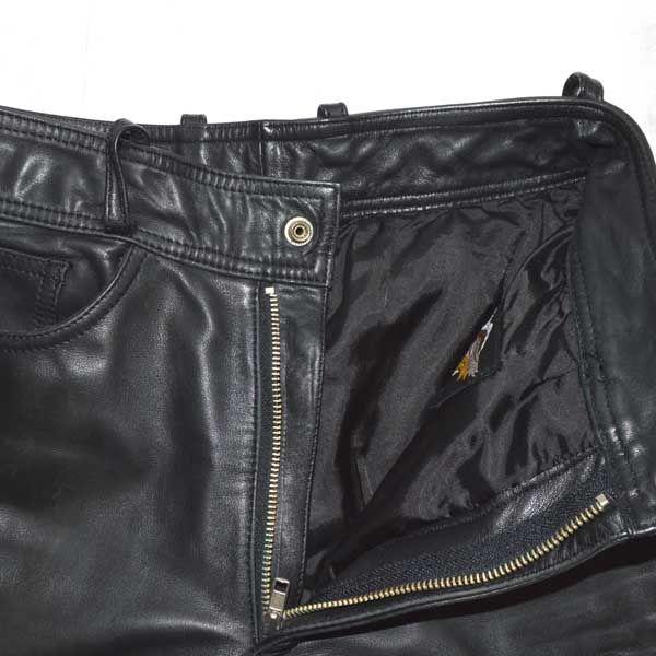 HARLEY-DAVIDSON / ハーレーダビッドソン レザーパンツ/牛革/クロス