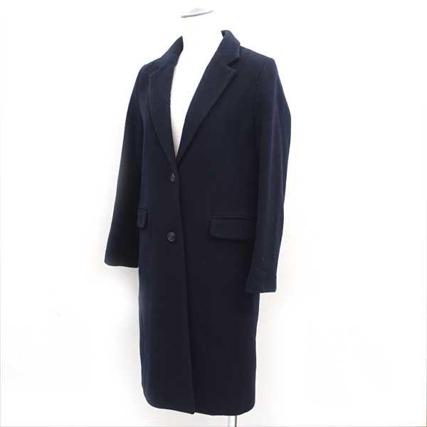 URBAN RESEARCH アーバンリサーチ　チェスターコート　ウール　青 セール】ウールカシミヤリバーチェスターコート（チェスターコート
