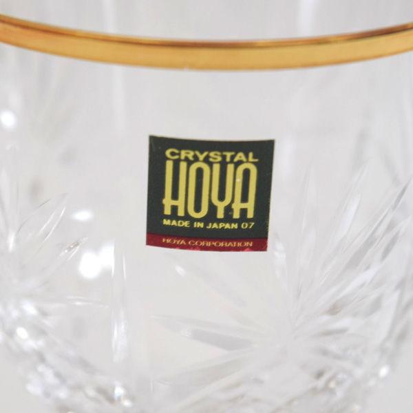 HOYA グラスHOYA/クリスタル ゴールドラインワイングラス(6個組 HOYA グラスHOYA/クリスタル ゴールドラインワイングラス(6個組