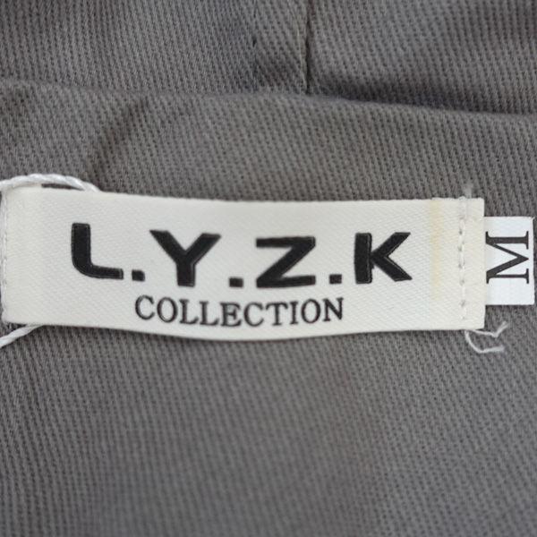 L.Y.Z.K Collection モッズコート/ロングコート/グレー/サイズM/フード 