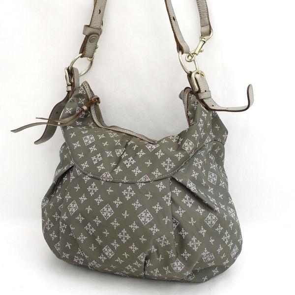 russet / ラシット ショルダーバッグ/モノグラム柄/ナイロン×レザー 