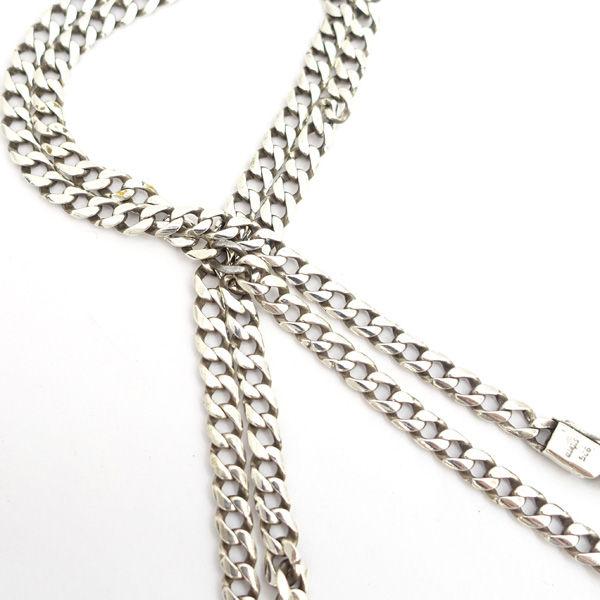 喜平ネックレス/チェーン/SILVER/925刻印/シルバー/70cm/30g メンズ