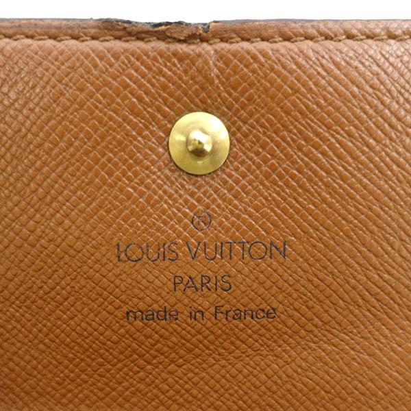 LOUIS VUITTON / ルイヴィトン  ポルトモネ ビエ カルトクレディ Wホック財布 モノグラム M61652 ブランド 中古｜shop-archery｜07