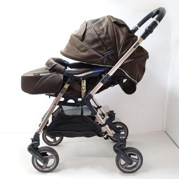 ピジョン高級ベビーカー プレミージュ ショコラミント
