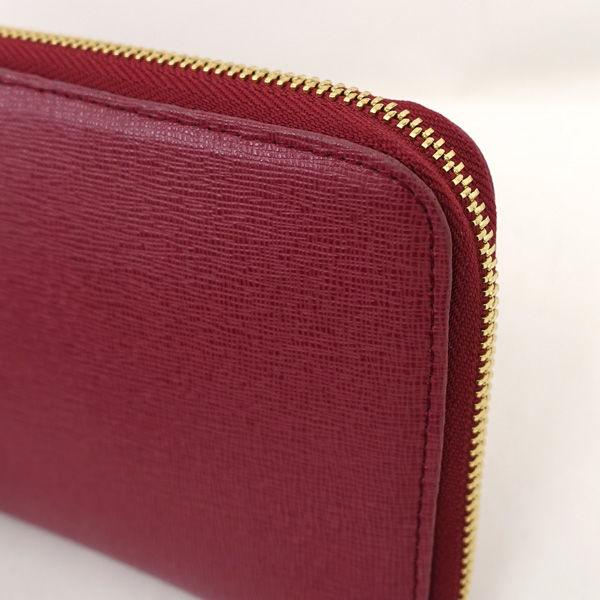 FURLA / フルラ ラウンドファスナー長財布/レザー/レッド 755244 