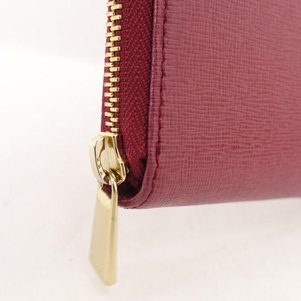 FURLA / フルラ ラウンドファスナー長財布/レザー/レッド 755244 